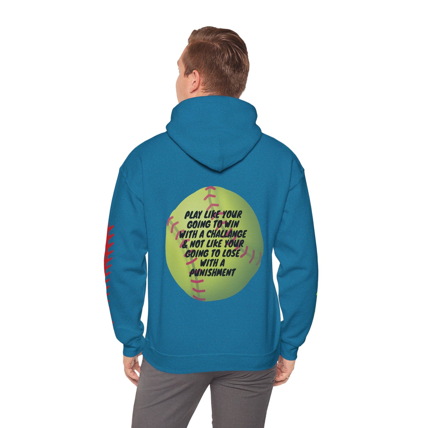 Softball Inspirational Unisex Heavy Blend™ Hooded Sweatshirt Hoodie Comfortable Fastpitch